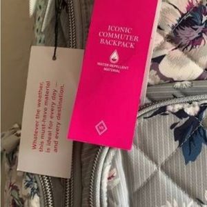 Vera Bradley Iconic Commuter Backpack-park Stripe-Spring 2020